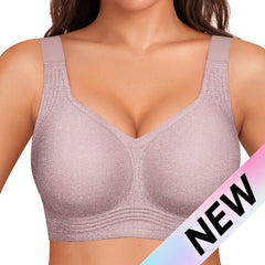 OEAK Women Jelly Bras Wirefree Full Coverage No Underwire Everyday Bras Comfortable Wireless Padded Tshirt Bra