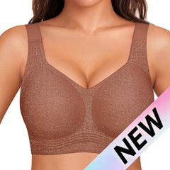 OEAK Women Jelly Bras Wirefree Full Coverage No Underwire Everyday Bras Comfortable Wireless Padded Tshirt Bra