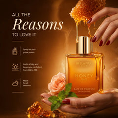 Bella Vita Luxury'S Honey Oud | Eau De Parfum 100Ml (3.4 Fl Oz) | Patchouli, Vanilla, Bergamot | Floral & Spicy | Made with Clean & Vegan Essentials Oils | Cruelty Free Fragrance Perfume