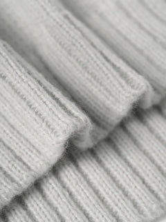 Women'S Elegant V-Neck Loose Fit Long Sleeve Knitted Cardigan, Lantern Sleeve Drop Shoulder Button Front Cardigan, Casual Outerwear for Fall & Winter, Knitwear, Womenswear, Clothes