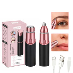 OANVA 2 in 1 Facial & Eyebrow Hair Trimmer for Women, Rechargeable Face Razor, Lip & Peach Fuzz Remover, Precision Eyebrow Shaper, Portable Painless Hair Removal Tool.Summerwins Dealsforyoudays,Summerhairstyles,Dorm Essentials