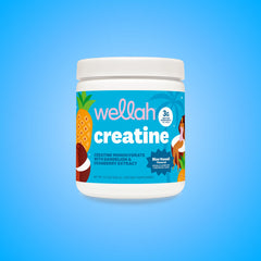 Wellah Nutrition Creatine Monohydrate - 50 Servings, 3G Creatine, Supports Energy, Muscle Recovery & Strength, Cognitive Health Dietary Supplement Powder