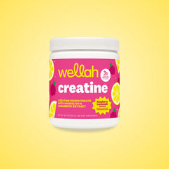 Wellah Nutrition Creatine Monohydrate - 50 Servings, 3G Creatine, Supports Energy, Muscle Recovery & Strength, Cognitive Health Dietary Supplement Powder