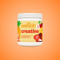 Wellah Nutrition Creatine Monohydrate - 50 Servings, 3G Creatine, Supports Energy, Muscle Recovery & Strength, Cognitive Health Dietary Supplement Powder