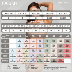 OEAK Women Jelly Bras Wirefree Full Coverage No Underwire Everyday Bras Comfortable Wireless Padded Tshirt Bra