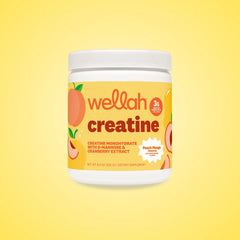 Wellah Nutrition Creatine Monohydrate - 50 Servings, 3G Creatine, Supports Energy, Muscle Recovery & Strength, Cognitive Health Dietary Supplement Powder