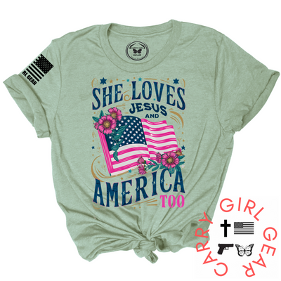 AND AMERICA TOO TEE