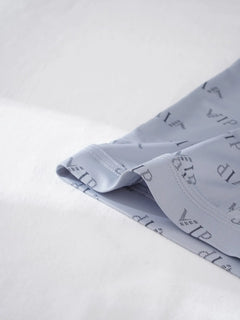 Men'S "VIP" Letter Solid Breathable Boxer Briefs, Regular Fit Casual Panties, Fashion Comfortable Underwear Set, Summer Outfits 2024