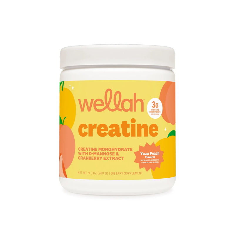 Wellah Nutrition Creatine Monohydrate - 50 Servings, 3G Creatine, Supports Energy, Muscle Recovery & Strength, Cognitive Health Dietary Supplement Powder