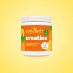 Wellah Nutrition Creatine Monohydrate - 50 Servings, 3G Creatine, Supports Energy, Muscle Recovery & Strength, Cognitive Health Dietary Supplement Powder