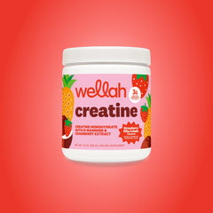 Wellah Nutrition Creatine Monohydrate - 50 Servings, 3G Creatine, Supports Energy, Muscle Recovery & Strength, Cognitive Health Dietary Supplement Powder